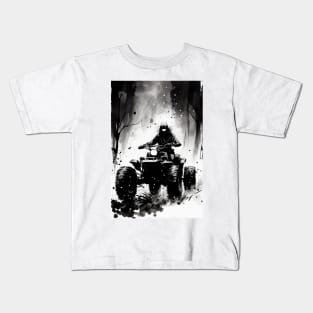 Haunted ATV Rider Kids T-Shirt